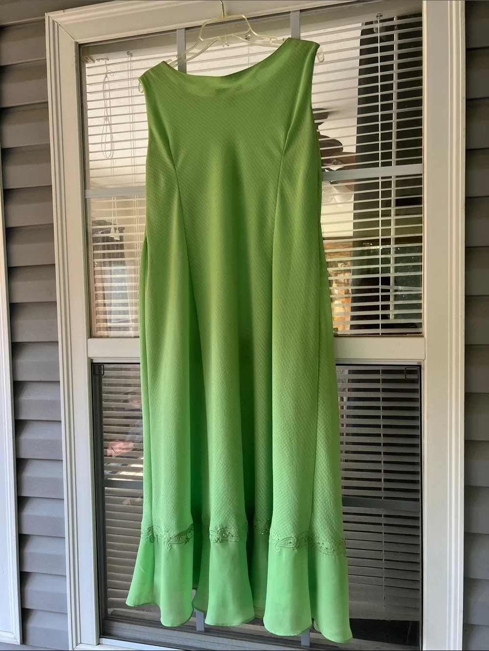 Women's Lime Green Maxi Dress with Coordinating Jacket